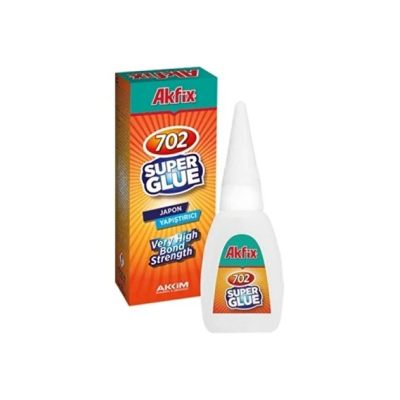 Akfix 702 Süper Japon Yapıştırıcısı 25g Tüm Yüzeylerde Kullanım İçin Yüksek Yapışma Gücü