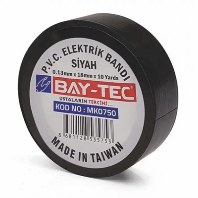 Bay-Tec Mk0750 Siyah 10lu Elektrik Bandı