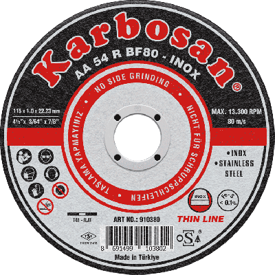 KARBOSAN İNOX KESİCİ 115X1X22,23