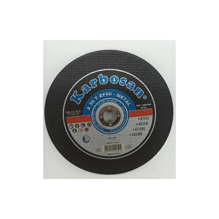 Karbosan 230 x 3.0 x 22.23 mm Metal Kesme Diski