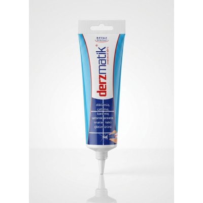 Derzmatik Profesyonel Seramik Derz Dolgusu ve Tamir Kalemi (Beyaz, 200ml)
