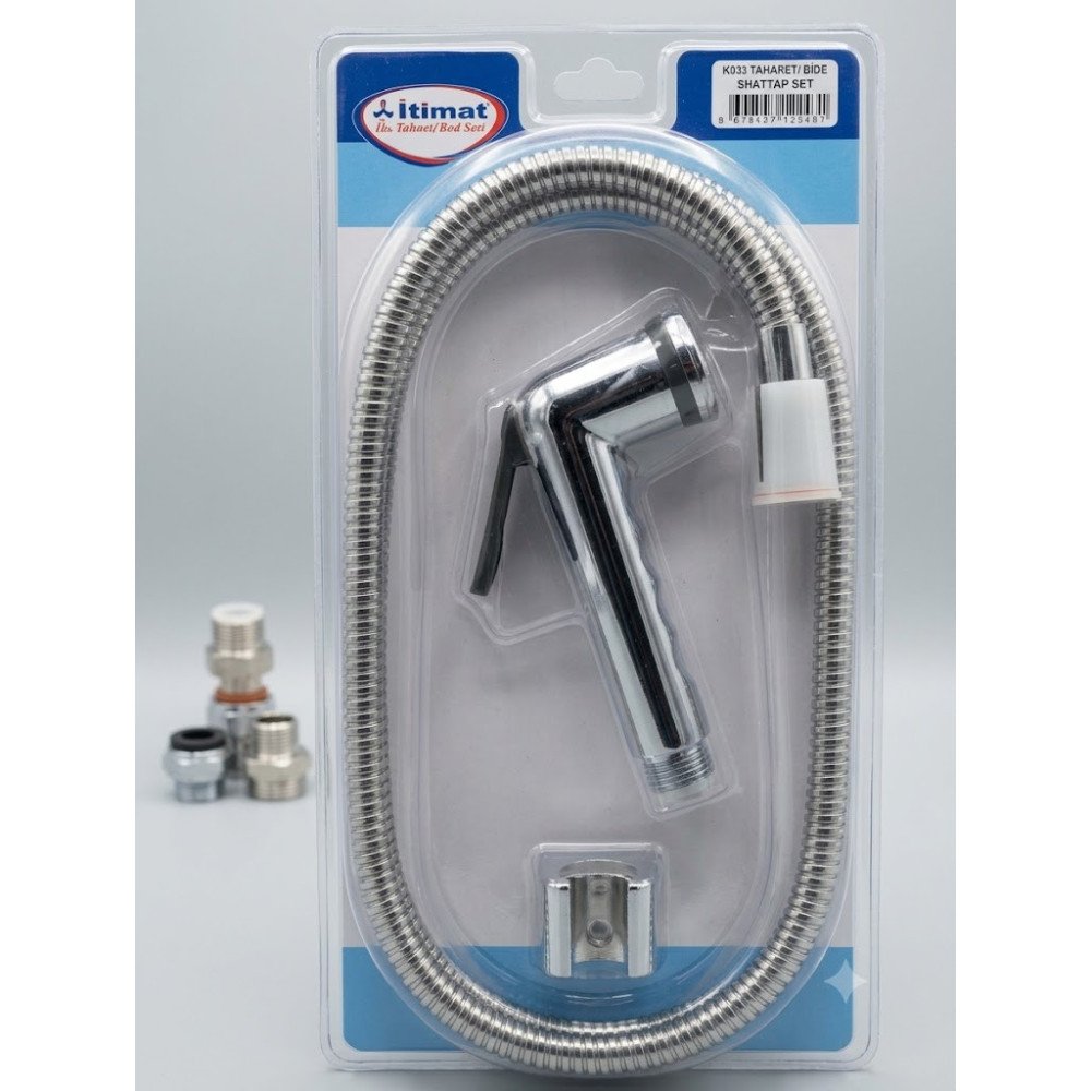 İtimat 443S Krom Taharet & Bide Sprey Seti (Shattaf Set)