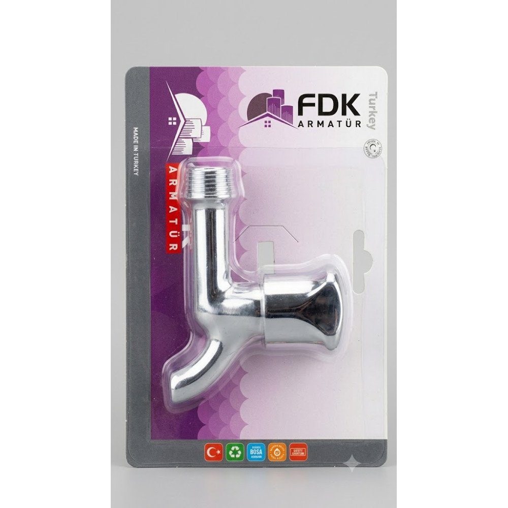 FDK Armatür kısa musluk (Krom Kaplama)