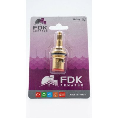 FDK Pirinç Seramik Musluk Salmastrası (Aç-Kapa)