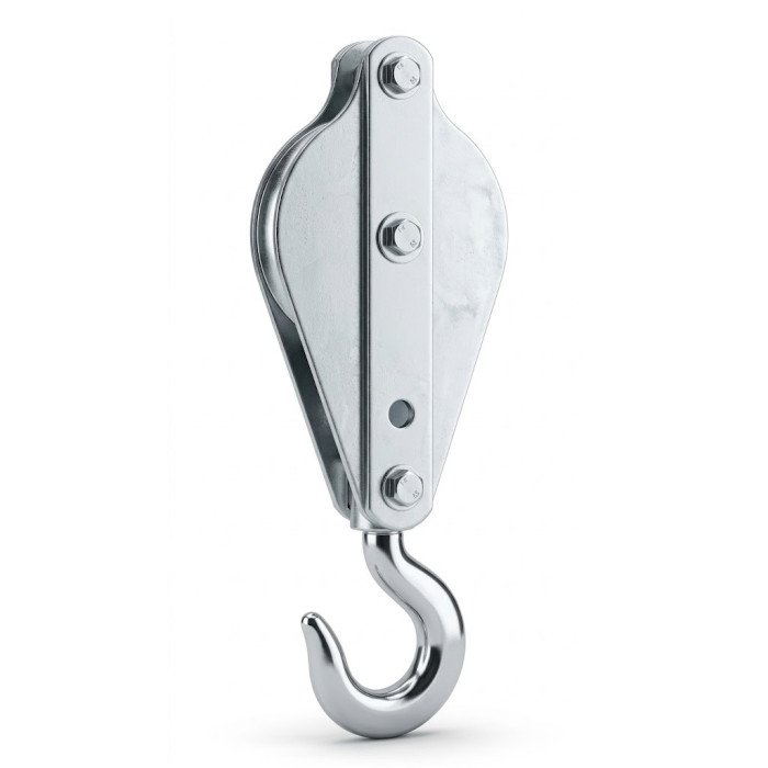 Çelik İnşaat Makarası (Çengelli / Kancalı Yük Makarası)