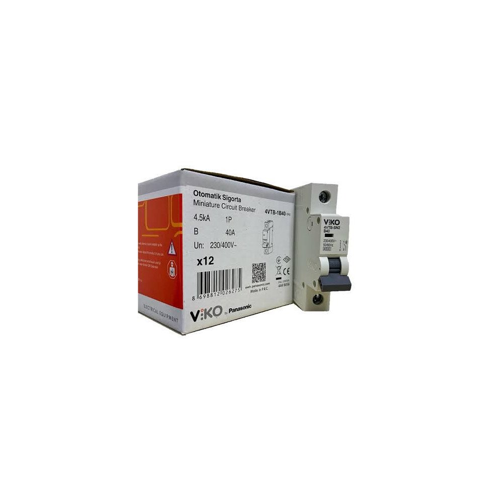 VİKO Otomatik Sigorta B 16A 1P 4.5kA | 4VTB-1B16-SN2