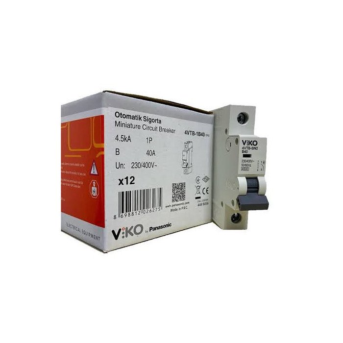VİKO Otomatik Sigorta B 16A 1P 4.5kA | 4VTB-1B16-SN2