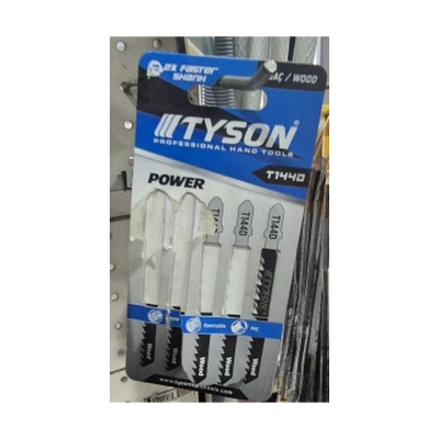 Tyson T144D Dekupaj Ahşap Testere Ucu 5'li Paket