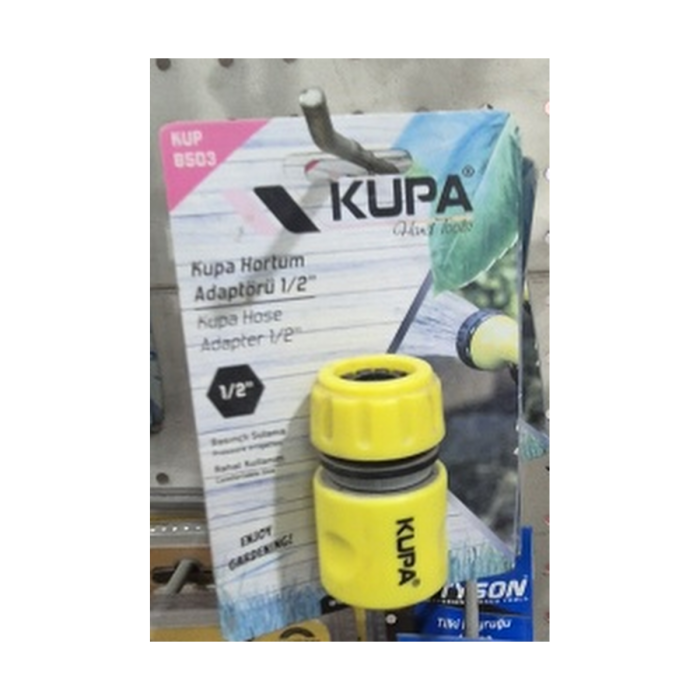 Kupa Hortum Adaptörü 1/2" Bağlantı Rakoru | KUP 8503