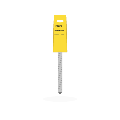 EMKA SDS-Plus Beton Matkap Ucu 5.5x160 mm | Kod: 152