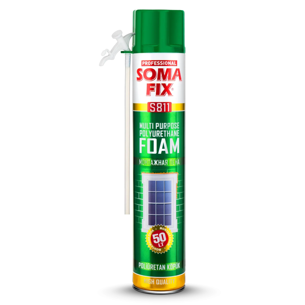 Soma Fix S811 Poliüretan Montaj Köpüğü 750 ml