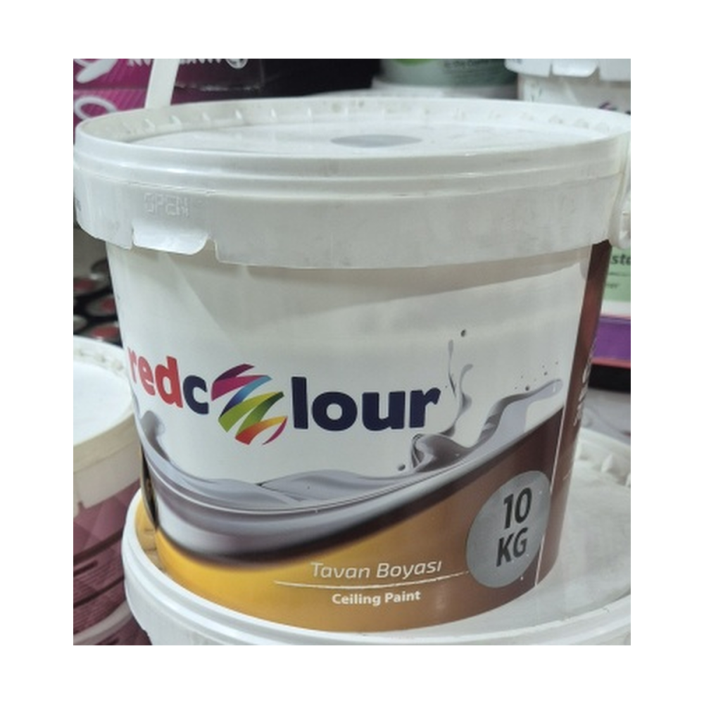 Redcolour Ekstra Beyaz Plastik Tavan Boyası 10 KG