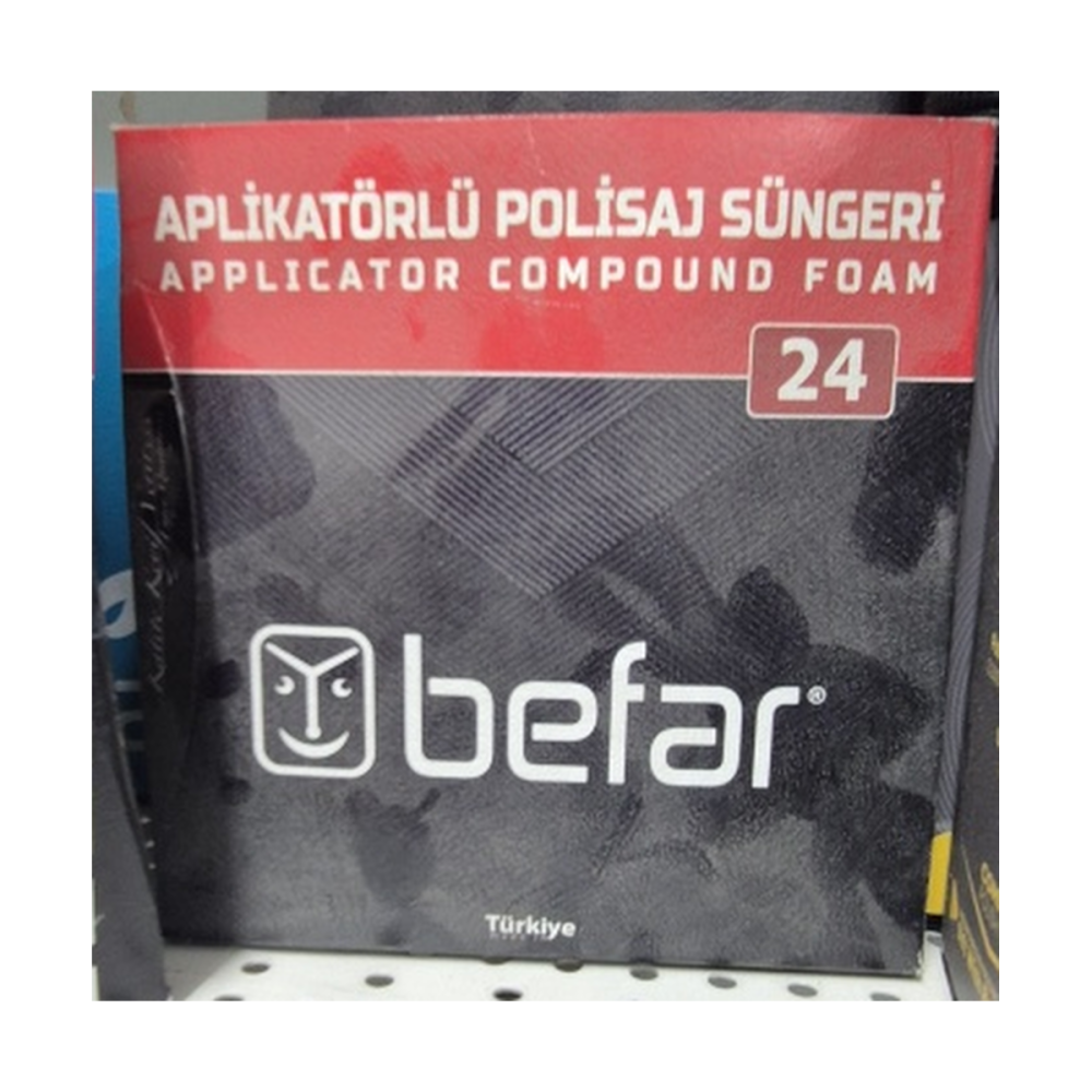 Befar Aplikatörlü Polisaj Süngeri No: 24