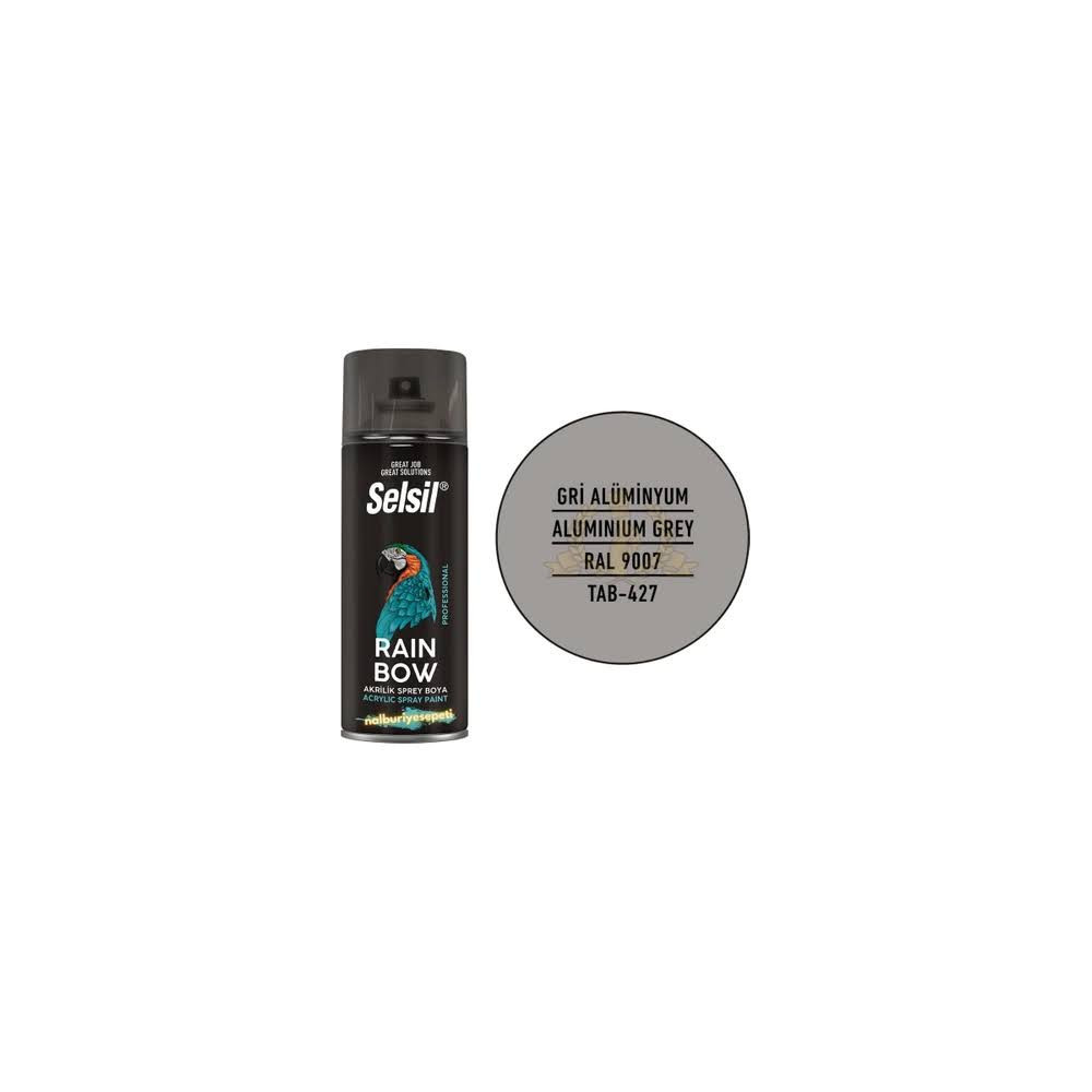 Gri Alüminyum Akrilik Sprey Boya RAL 9007 | TAB-427