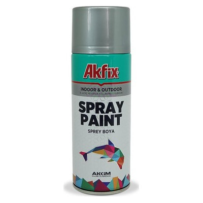 Akfix Jant Alüminyum Sprey Boya RAL 9006 | 400 ml