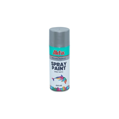 Akfix Akrilik Sprey Boya Gümüş Krom Efekt Silver Effect 400 ml