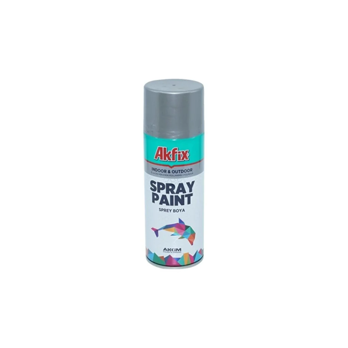 Akfix Akrilik Sprey Boya Gümüş Krom Efekt Silver Effect 400 ml