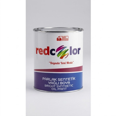 Redcolour Lux Parlak Sentetik Yağlı Boya - Metal ve Ahşap Yüzey Boyası